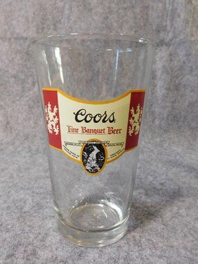 Retro Coors Glass